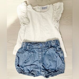 Mayoral Baby Girl Short Set